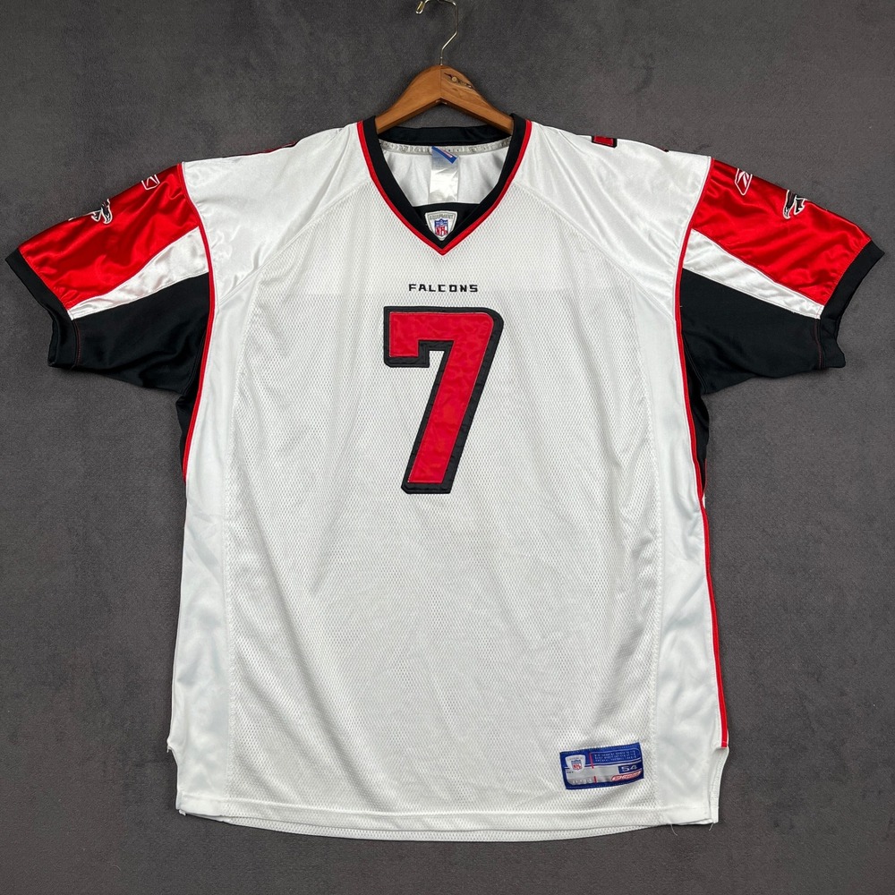 Vintage Reebok Authentic Jersey Atlanta Falcons Michael Vick 7 White Sewn 54 2XL